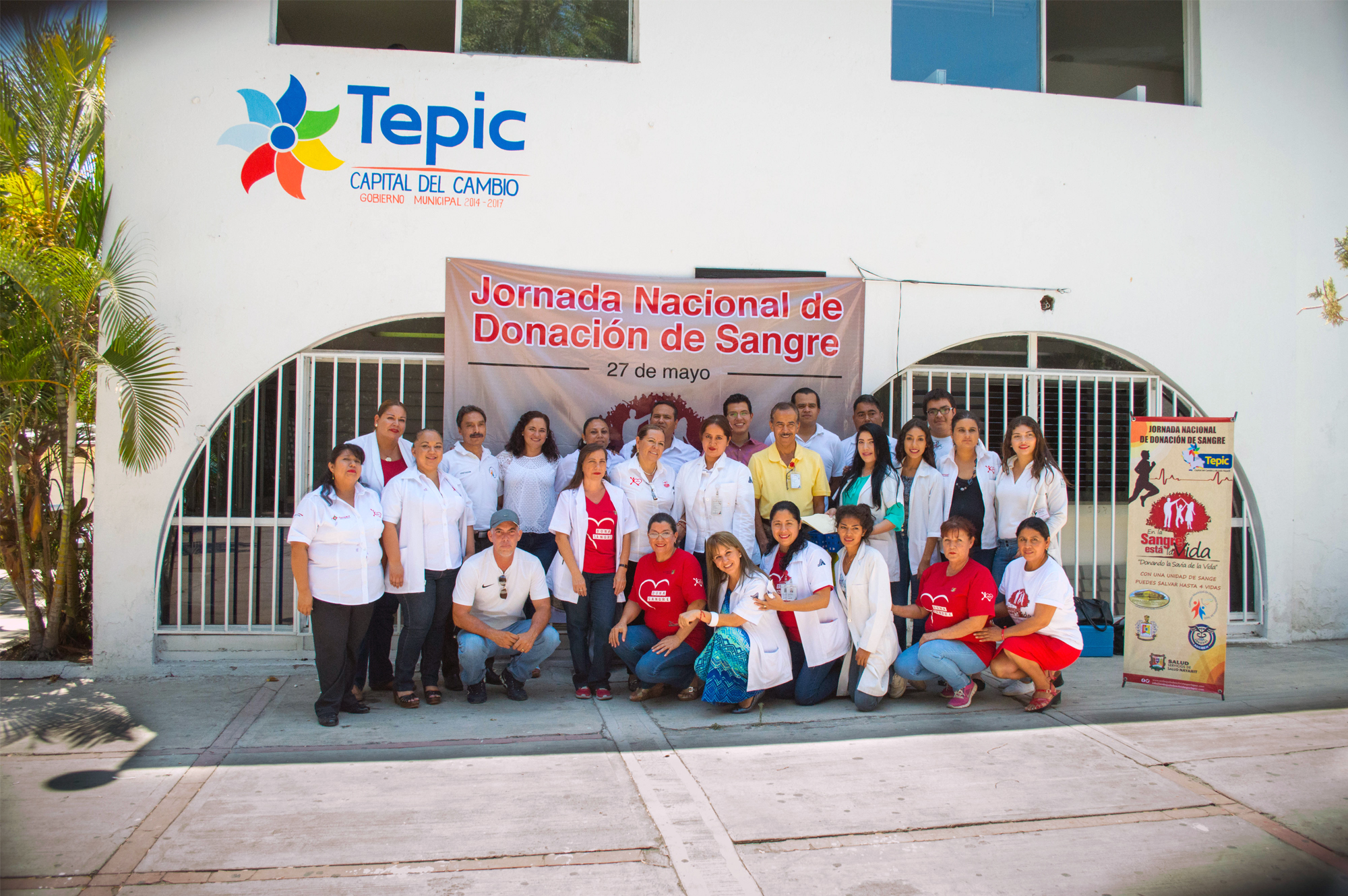 7th International Marathon came to the Tepic Nayarit Public Health Office