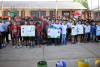 Niños participantes de los talleres ambientales
