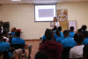 Desarrollo del taller educativo en el Liceo Juan Pablo Duarte