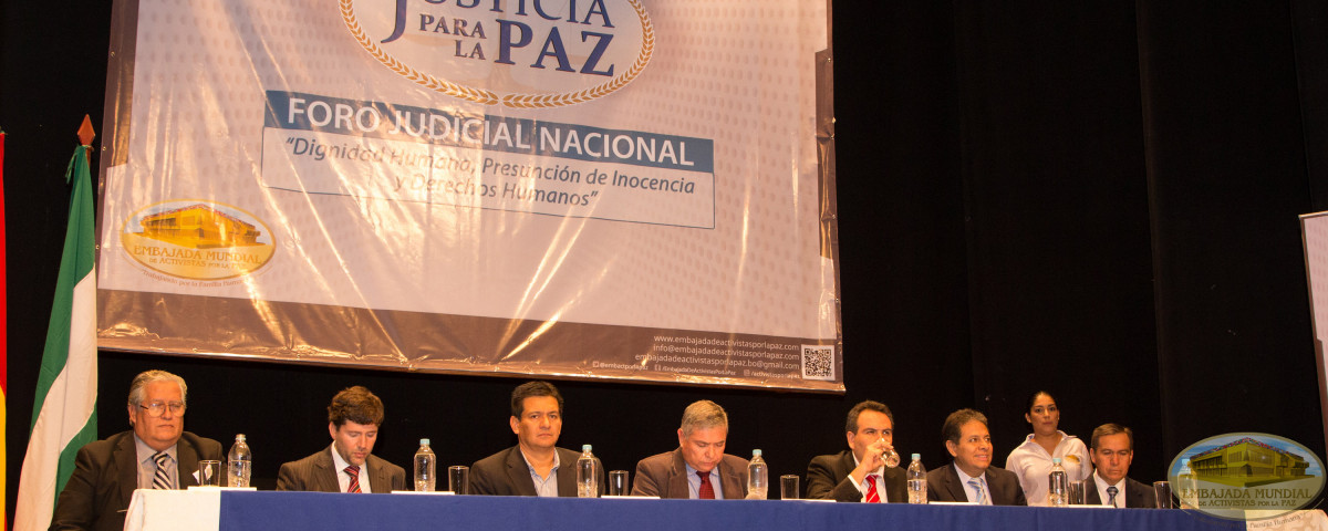 Panelistas Foro Judicial Nacional Bolivia