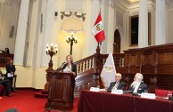 "Traces to Remember" is presented in the Congress of the Republic of Peru