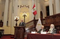 Presentación del proyecto "Huellas para No Olvidar" en el Congreso de la República del Perú