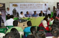 University Forum "Educating to Remember" in Tezonapa, Veracruz