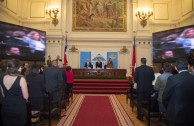 Opening ceremony of the Peace Integration Summit CUMIPAZ, in the Former National Congress of Chile on November 3rd, 2015.