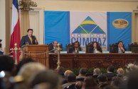 The President of the First Appeals Court of the High Court of Justice in Peru, Dr. Percy Maximo Gomez Benavides, participated during the third table at the Judicial Session of CUMIPAZ, where he spoke on the “Proposal for the revision and amendment of the Convention for the Prevention and Punishment of the Crime of Genocide, the Rome Statute and other correlative regulations.”