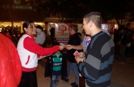 Awareness in the Chaco, Argentina during the 6th International Blood Drive Marathon