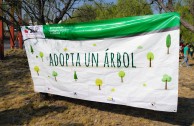 Reforestación Parque La Presa San José. San luis-México. 13 de mayo, 2016