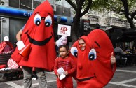 Volunteers of the GEAP in Argentina promote the Integral Program “Life is  in the Blood”
