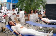 Futuros médicos mexicanos contribuyen a la cultura de donación de sangre