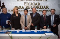 Franz Tamayo University (UNIFRANZ) and the Cumbre University in Santa Cruz, Bolivia, opens their doors to the Project "Educating to Remember"