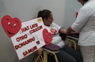 Volunteers of the GEAP stimulate the blood donation in Puebla and Veracruz 