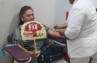 Volunteers of the GEAP stimulate the blood donation in Puebla and Veracruz 