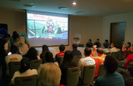 Activistas por la Paz y jugadores de fútbol dictan charlas de concientización ambiental