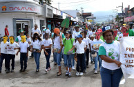 Emotivo y vistoso desfile y parada ambiental lleva acabo la Embajada mundial de Activistas por la paz en la ciudad de Tocoa Honduras