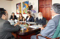 Directivos de la Embajada presentaron el proyecto "Huellas para no olvidar" en la Vicepresidencia de Costa Rica