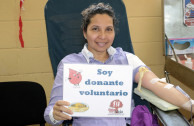 Sensibilizacion and donation at the ISNA in El Salvador