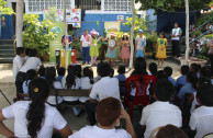 Environmental fairs for the care of beaches and rivers in El Salvador.