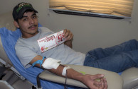 Assistance of 650 Mexicans in blood donation.