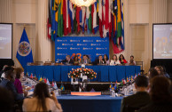 The GEAP delivers the Inter-American Environmental Charter at the OAS