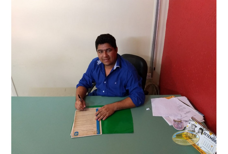 Firma del alcalde de Bujari