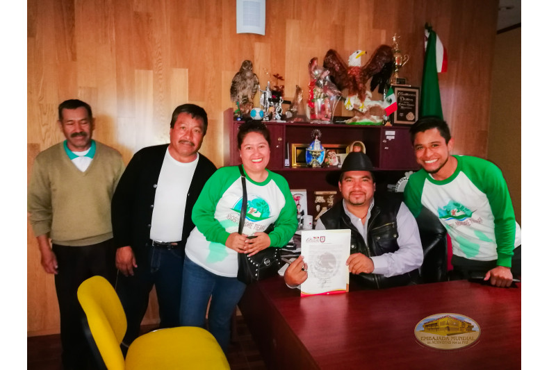 Gobernación del municipio de Chilchotla entrega documento de respaldo a iniciativa de la EMAP