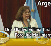 Justicia para la Paz - Argentina - Foro Judicial - Dra. Gladys Edilma Terán Sierra | EMAP