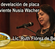 Educar para Recordar - Foro y Placa de Nusia Wacher - Lic. Ruth Flórez de Bermúdez | EMAP