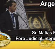 Justicia para la Paz - Argentina - Foro Judicial - Sr. Matías Presedo | EMAP