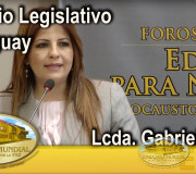 Educar para Recordar - Palacio Legislativo Foro Educando - Lcda. Gabriela Lara | EMAP