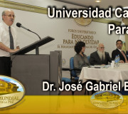 Educar para Recordar - Foro en la Universidad Católica - Dr. José Gabriel Benítez  | EMAP
